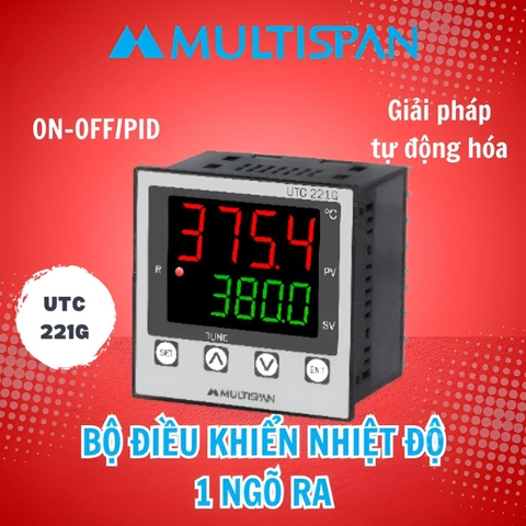 Bộ Điều Khiển Nhiệt Độ Multispan 1 Ngõ Ra UTC - 121G