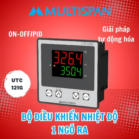 Bộ Điều Khiển Nhiệt Độ Multispan 1 Ngõ Ra UTC - 221G