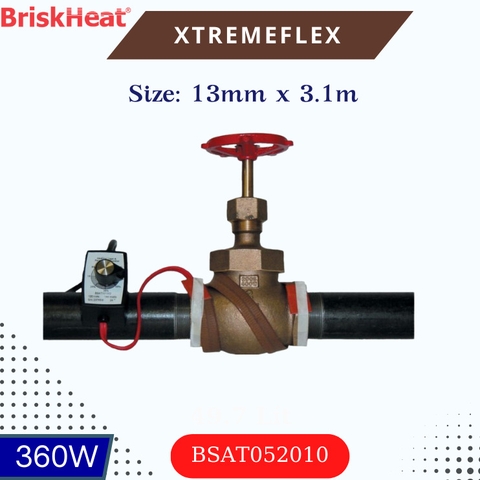 Dây gia nhiệt tích hợp điều khiển phần trăm công suất nhiệt 13mmx3.1m 360W (BSAT)