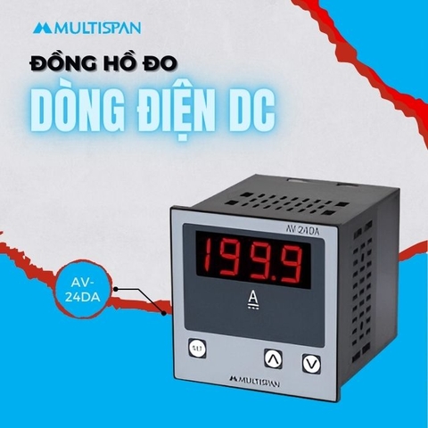 Đồng hồ đo dòng điện DC AV-34DA Multispan