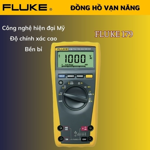 Đồng hồ vạn năng hiệu dụng thực Fluke 179