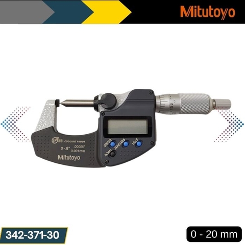 Panme điện tử đo ngoài Mitutoyo 342-371-30 (0 - 20mm/0.8'')