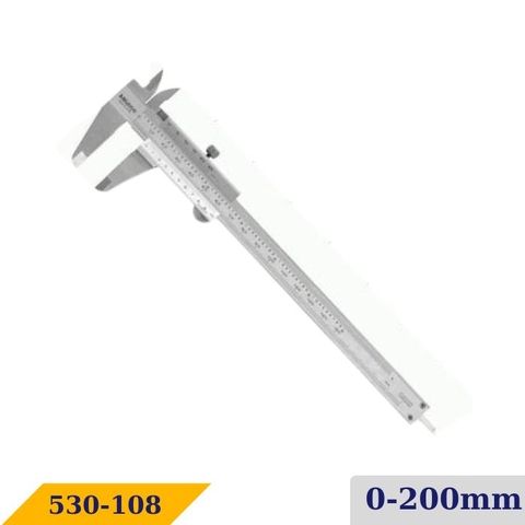 Thước cặp cơ khí Mitutoyo 530-108 (0 - 200mm)