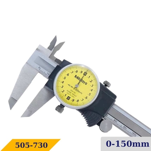 Thước cặp đồng hồ Mitutoyo 505-730 (0 - 150mm)