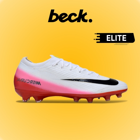 Giày Bóng Đá Nike Mercurial Vapor 16 Elite Trắng Gót Đỏ Hồng HQ AG