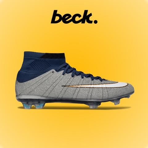 Giày Bóng Đá Nike Mercurial Superfly 4 Elite CR7 Silverware Xám Nhũ Cổ Cao FG