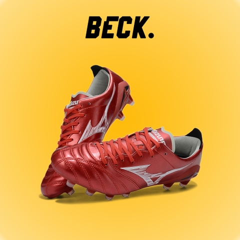 Giày Bóng Đá Mizuno Neo 4 Pro Đỏ Ruby Vạch Trắng FG