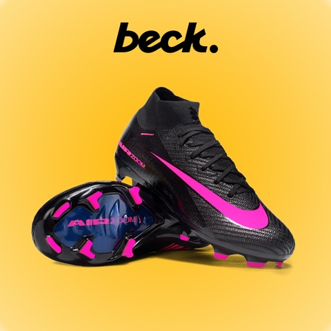Giày Bóng Đá Nike Mercurial Superfly 10 Elite Đen Vạch Hồng Cổ Cao FG