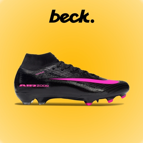 Giày Bóng Đá Nike Mercurial Superfly 10 Elite Đen Vạch Hồng Cổ Cao FG