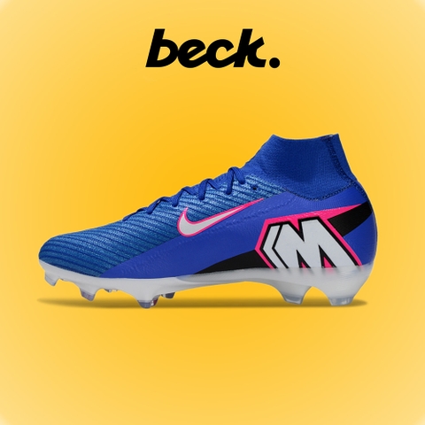 Giày Bóng Đá Nike Mercurial Superfly 10 Elite Xanh Coban Cổ Cao FG