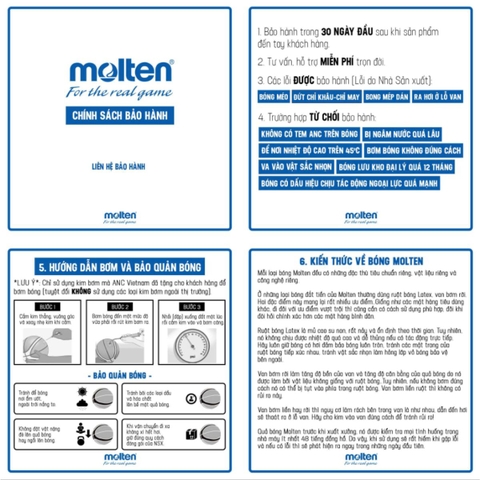 Quả Bóng Đá Molten F5A3400-A Số 5