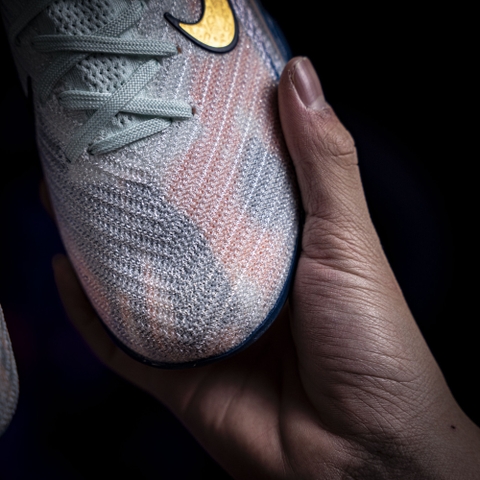 Giày Bóng Đá Trẻ Em Nike Mercurial Superfly 10 Elite MDS009 Xám Xanh Cổ Cao TF