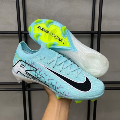 Giày Bóng Đá Nike Mercurial Vapor 16 Elite V1 Xanh Ngọc Tia Sét Cổ Lửng FG