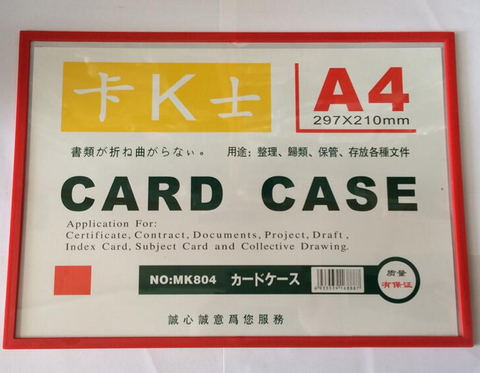 Card Case A3 A4 A5 loại thường loại nam châm