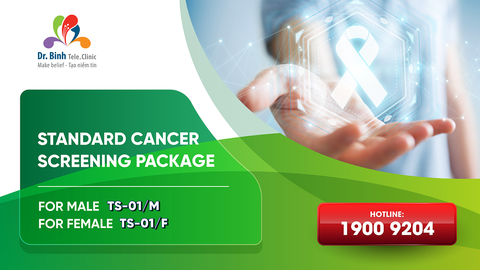 STANDARD CANCER SCREENING PACKAGE FOR MALE & FEMALE | TS-01/M | TS-01/F