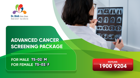 ADVANCED CANCER SCREENING PACKAGE FOR MALE & FEMALE | TS-02/M | TS-02/F