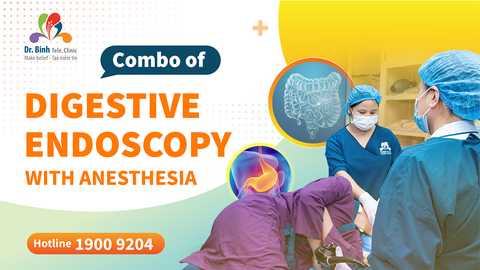 COMBO OF DIGESTIVE ENDOSCOPY WITH ANESTHESIA