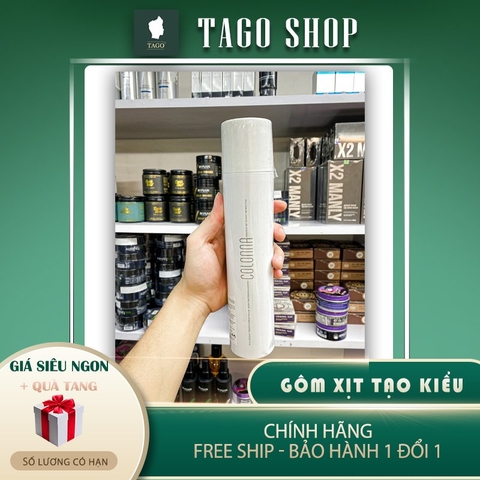 {Chính Hãng] Gôm xịt tóc COLONNA 250ml - SIÊU THƠM, TỰ NHIÊN, CHẮC NẾP 24H - TAGO STORE