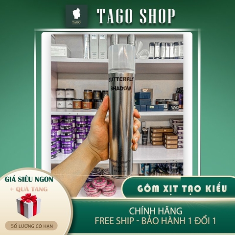 [Chính Hãng] GÔM xit & tạo kiểu Tóc BUTTERFLY SHADOW đủ size ( chọn kích thước 600ml, 320ml, 150ml) - TAGO STORE