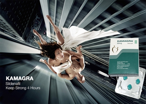 Thuốc cường dương Kamagra 50mg - Hộp 4 viên