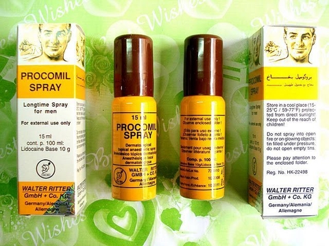 Thuốc xịt trị xuất tinh sớm Procomil Spray
