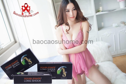 Bao cao su kéo dài thời gian Doublesafe Long Shock
