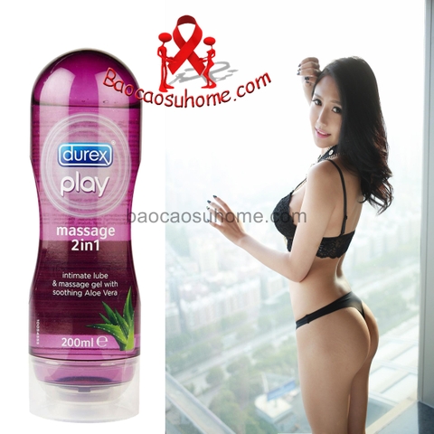Cuộc yêu trọn vẹn với gel bôi trơn Durex Play Massage 2 in 1