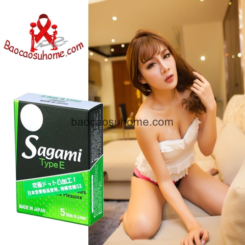 Bao Cao Su Sagami Type E - Hộp 5 chiếc