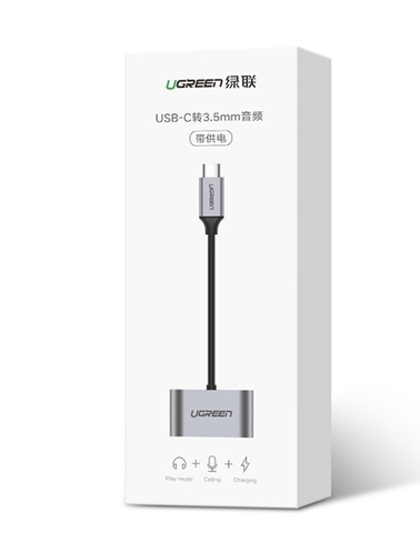 Cáp chuyển đổi Type-C to 3.5mm Audio Ugreen 50596