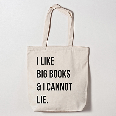 i like big books and i cannot lie Canvas tote Bag