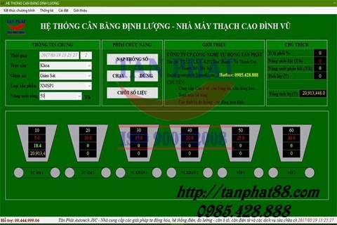 Phân mềm cân băng định lượng