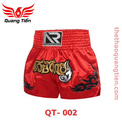 Quần Muay Thái Another Boxer Chính Hãng Muay Thai Short Chất Liệu Satin Cao Cấp | QT-002