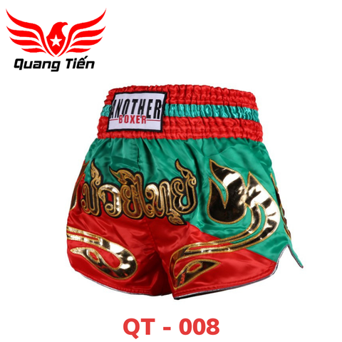 Quần Muay Thái Another Boxer Chính Hãng Muay Thai Short Chất Liệu Satin Cao Cấp | QT-008
