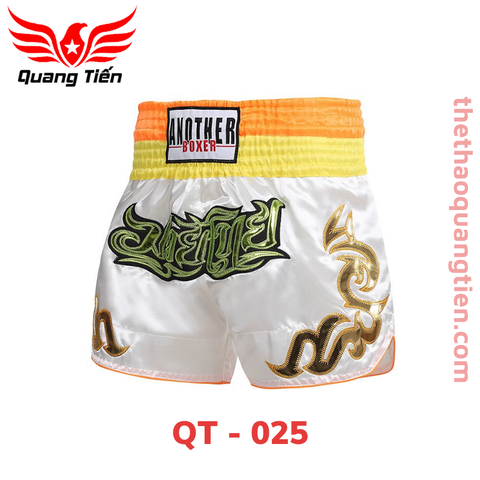 Quần Muay Thái Another Boxer Chính Hãng Muay Thai Short Chất Liệu Satin Cao Cấp | QT-025