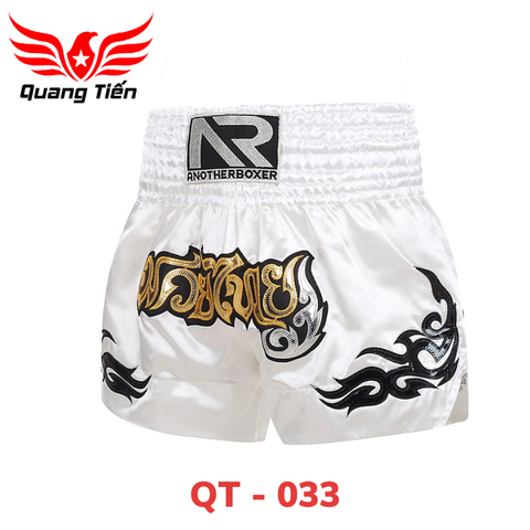 Quần Muay Thái Another Boxer Chính Hãng Muay Thai Short Chất Liệu Satin Cao Cấp | QT-033