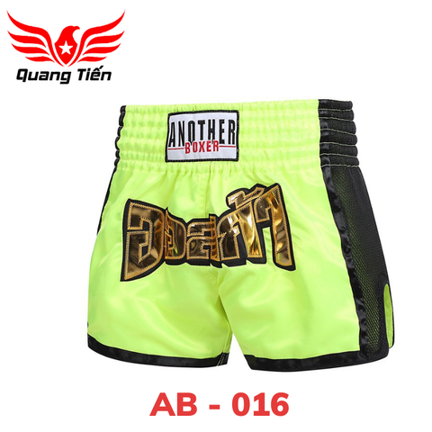 Quần Muay Thái Another Boxer Chính Hãng Muay Thai Short Chất Liệu Satin Cao Cấp | AB-016