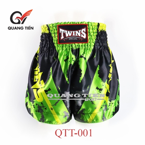 QUẦN MUAY THAI TWINS – CANDY XANH ( QTT-001)