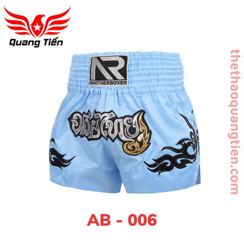 Quần Muay Thái Another Boxer Chính Hãng Muay Thai Short Chất Liệu Satin Cao Cấp | AB-006