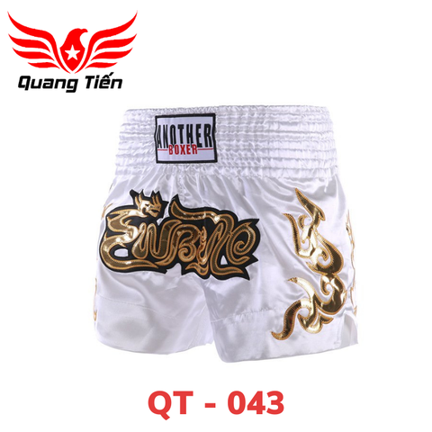 Quần Muay Thái Another Boxer Chính Hãng Muay Thai Short Chất Liệu Satin Cao Cấp | QT-043