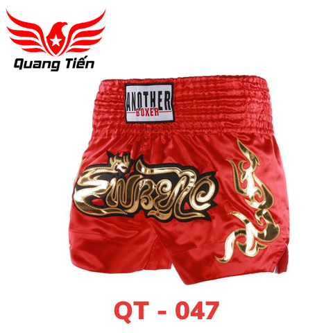 Quần Muay Thái Another Boxer Chính Hãng Muay Thai Short Chất Liệu Satin Cao Cấp | QT-047