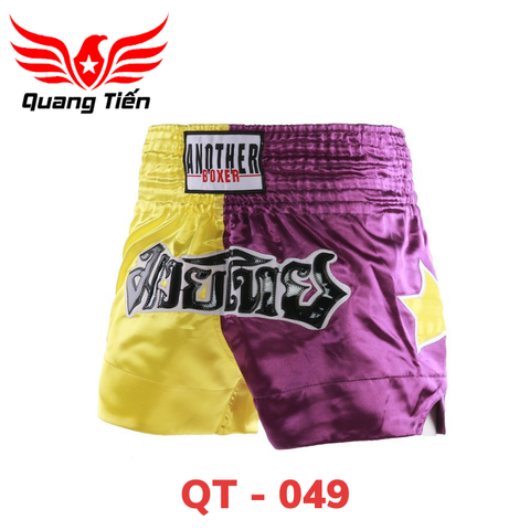 Quần Muay Thái Another Boxer Chính Hãng Muay Thai Short Chất Liệu Satin Cao Cấp | QT-049