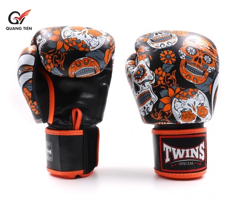 Găng tay Twins Skull FBGVL3-53 Los Muertes Boxing Gloves | Cam