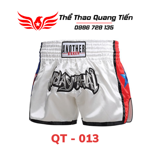 Quần Muay Thái Another Boxer Chính Hãng Muay Thai Short Chất Liệu Satin Cao Cấp | QT-013