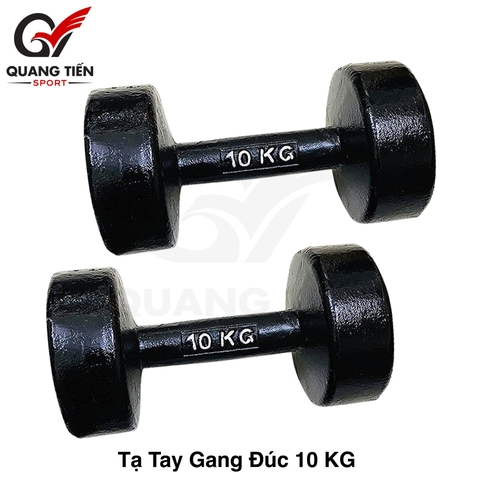 Tạ tay gang đúc loại đẹp 2022 10 kg ( giá 1 quả )