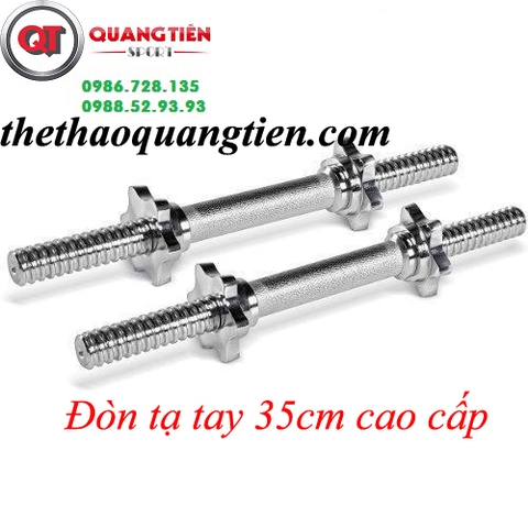 Đòn tạ tay 35 cm, đòn tạ tay 0,35 m cao cấp QT-100 (1 chiếc)