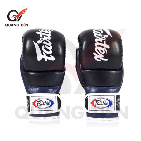 Găng Tay Fairtex FGV18 Super Sparring Grappling MMA Gloves (xanh đen)