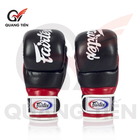 Găng Tay Fairtex FGV18 Super Sparring Grappling MMA Gloves (Đỏ đen)