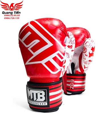 Găng tay boxing mini màu đỏ cho trẻ em MTB 6oz 5.0