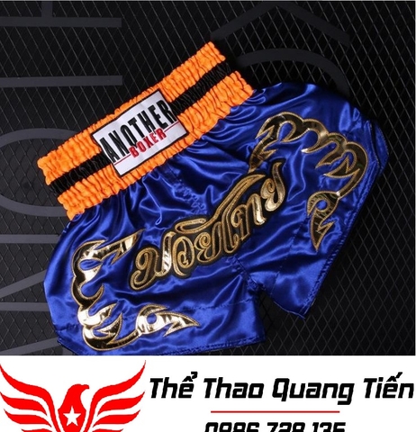 Quần Muay Thái Another Boxer Chính Hãng Muay Thai Short Chất Liệu Satin Cao Cấp | AB-003