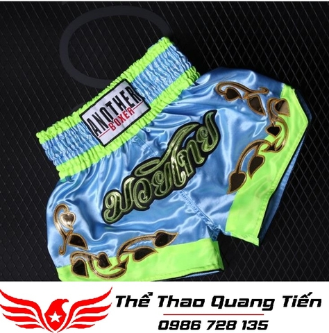 Quần Muay Thái Another Boxer Chính Hãng Muay Thai Short Chất Liệu Satin Cao Cấp | AB-004